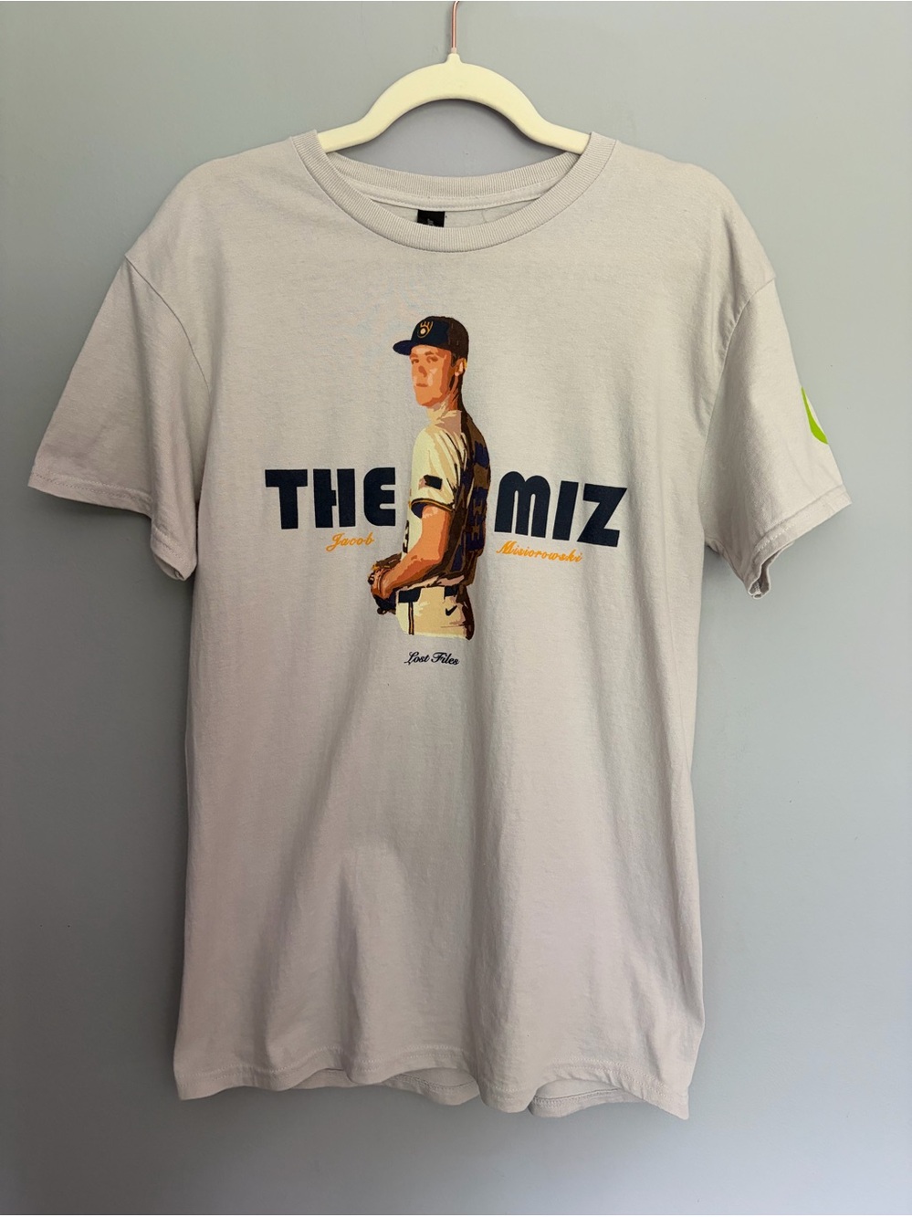 Milwaukee Brewers THE MIZ Shirt Mens M Short Sleeve Misiorowski SGA MLB Baseball